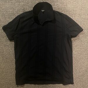Express Men's Black Casual Button Down Shirt